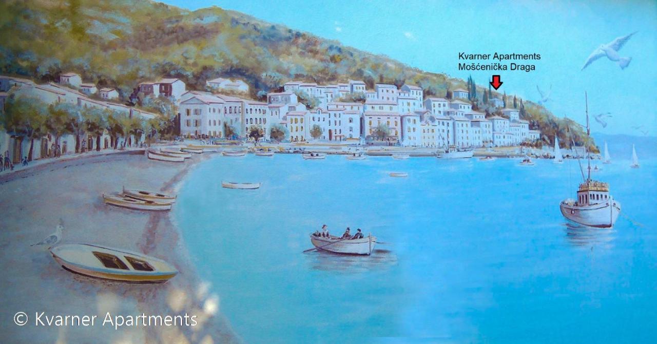 Kvarner Apartments II - Mošćenička Draga 외부 사진
